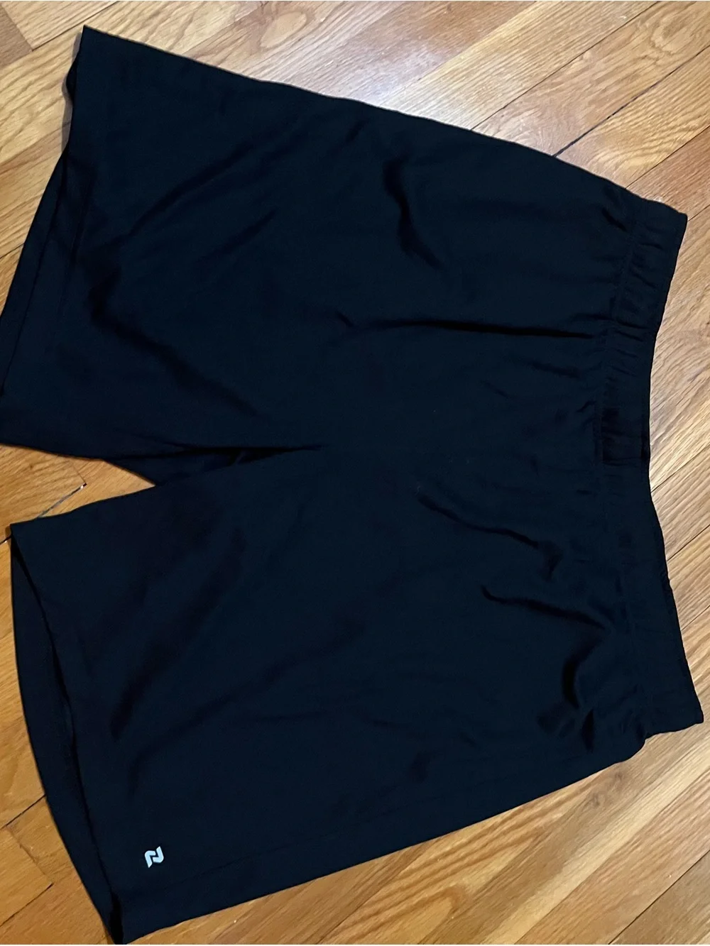 ZELOS Black Lounge Sleep Shorts with Drawstring Waist
